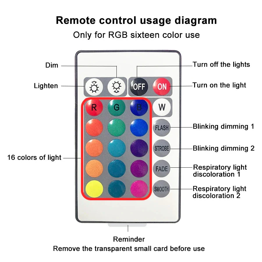 16-Color Water Ripple Projector Light