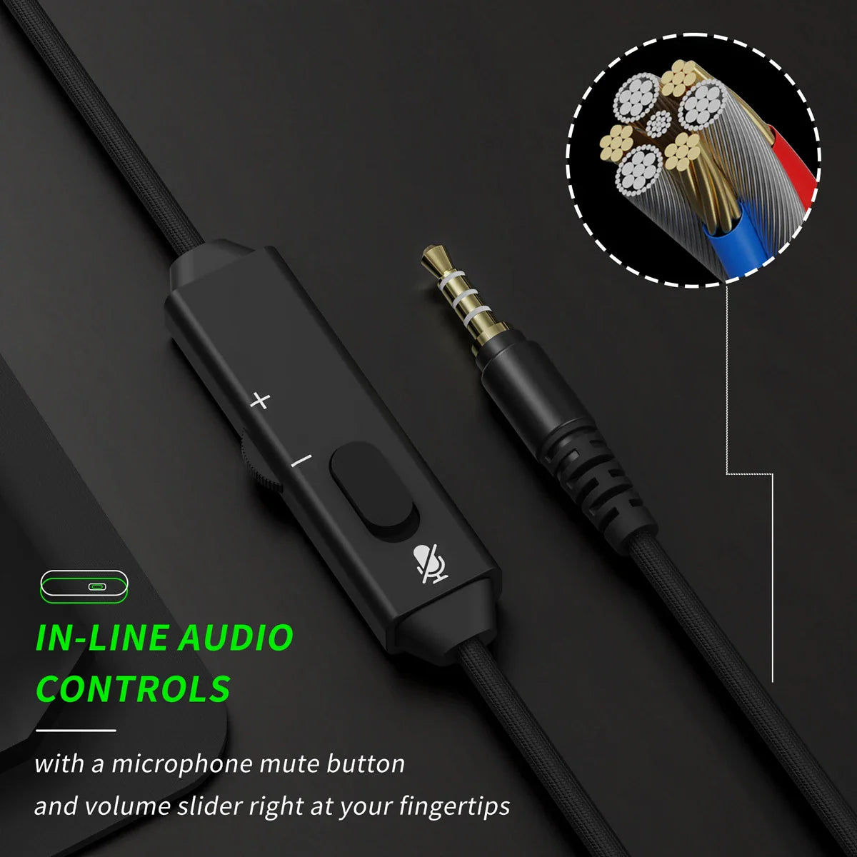 Wired Gaming Headset with Microphone