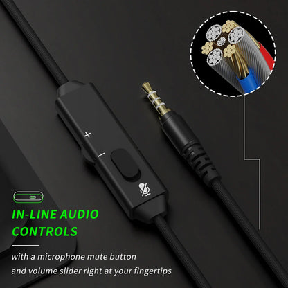 Wired Gaming Headset with Microphone
