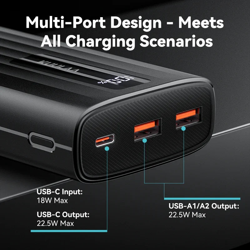 Portable Power Bank with Fast Charging